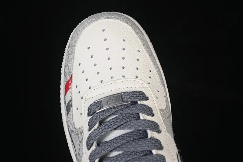 All categories Nk Air Force 1 Air Force series Nk Air Force 1 Low Air Force low top Nike Air Force 1'07 Low Dior joint pattern beige gray red Air Force 1 low top casual sneakers MZ9588-808